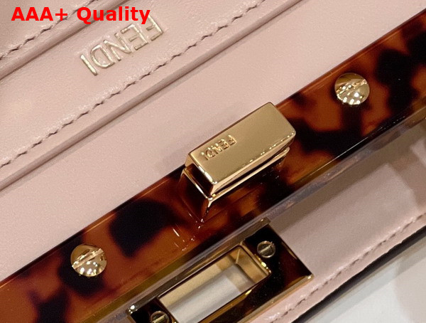 Fendi Peekaboo Iseeu Petite Beige Padded Nappa Leather Bag Replica