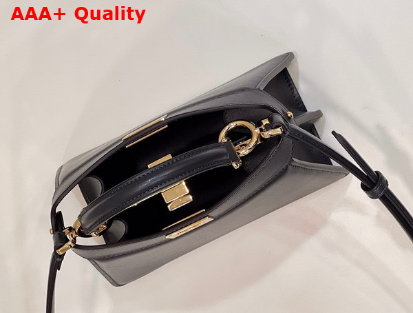 Fendi Peekaboo Iseeu Petite Black Padded Nappa Leather Bag Replica