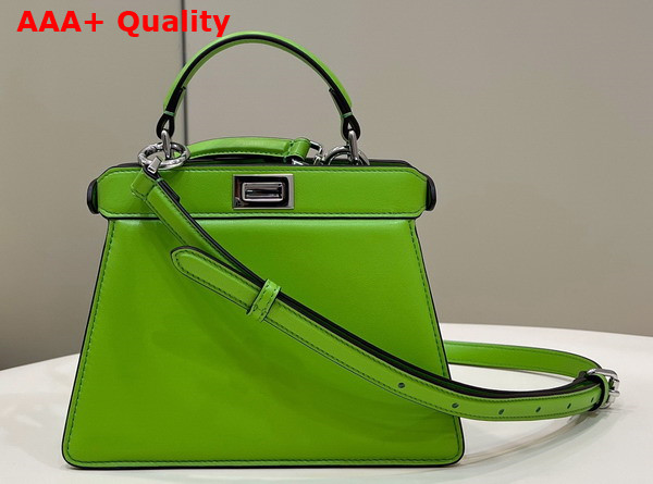 Fendi Peekaboo Iseeu Petite Green Padded Nappa Leather Bag Replica