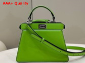 Fendi Peekaboo Iseeu Petite Green Padded Nappa Leather Bag Replica