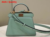 Fendi Peekaboo Iseeu Petite Light Green Padded Nappa Leather Bag Replica
