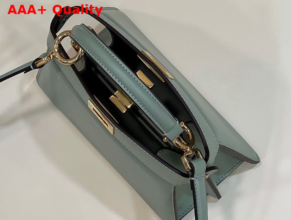 Fendi Peekaboo Iseeu Petite Light Green Padded Nappa Leather Bag Replica