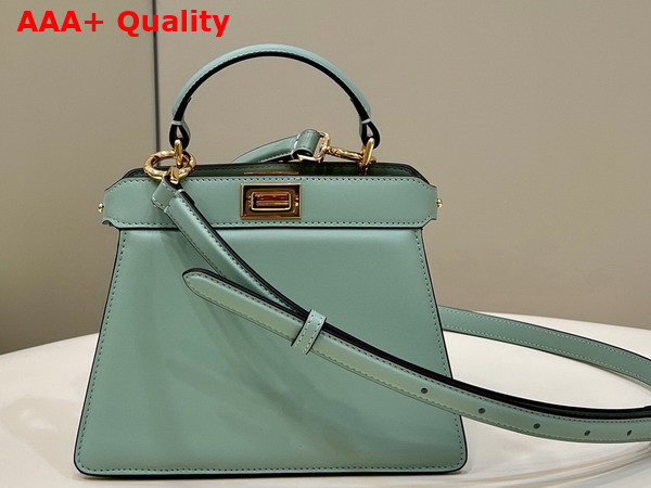 Fendi Peekaboo Iseeu Petite Light Green Padded Nappa Leather Bag Replica