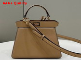 Fendi Peekaboo Iseeu Petite Tan Padded Nappa Leather Bag Replica