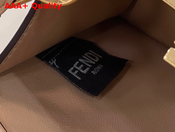 Fendi Peekaboo Iseeu Petite Tan Padded Nappa Leather Bag Replica