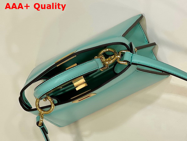 Fendi Peekaboo Iseeu Petite Turquoise Padded Nappa Leather Bag Replica