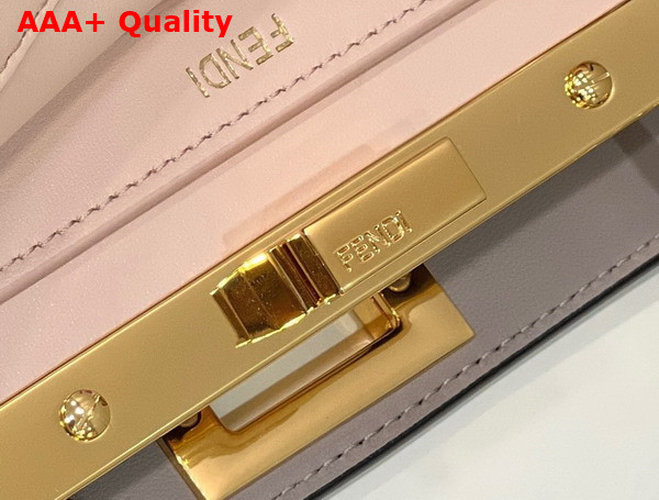 Fendi Peekaboo Iseeu Small Black Leather Bag Replica