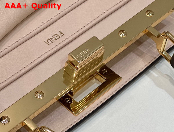 Fendi Peekaboo Iseeu Small Chocolate Leather Bag Replica
