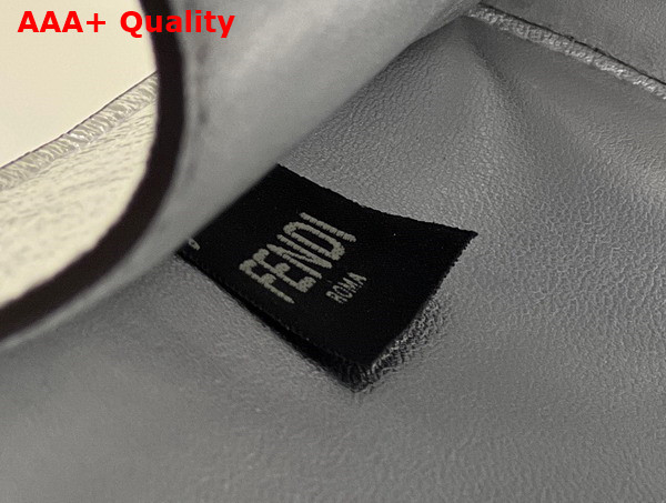 Fendi Peekaboo Iseeu Small Silver Laminated Leather Bag Replica