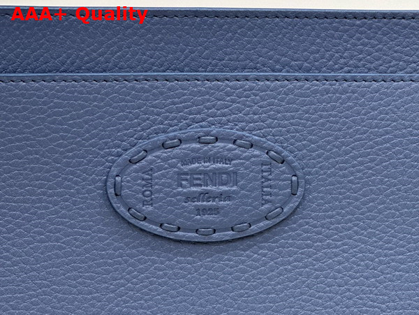 Fendi Peekaboo Medium Blue Selleria Bag Replica
