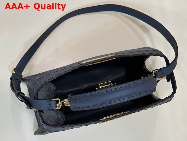 Fendi Peekaboo Medium Blue Selleria Bag Replica