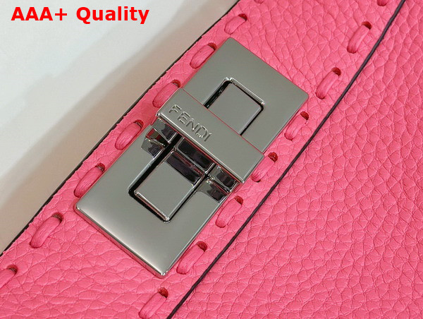 Fendi Peekaboo Medium Pink Selleria Bag Replica