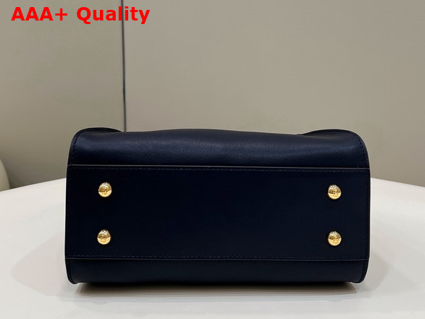 Fendi Peekaboo Mini Bag in Blue Leather Replica