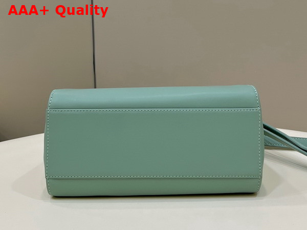 Fendi Peekaboo Mini Light Green Nappa Leather Bag Replica