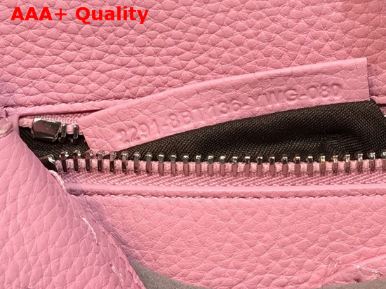 Fendi Peekaboo Regular Handbag in Pink Roman Leather with Elaphe Covered Handle Replica
