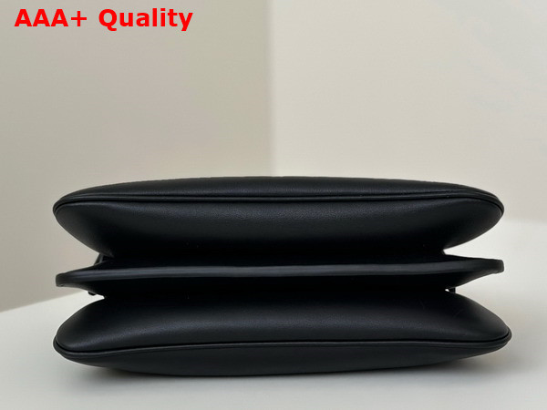 Fendi Peekaboo Soft Small Black Leather Bag Replica