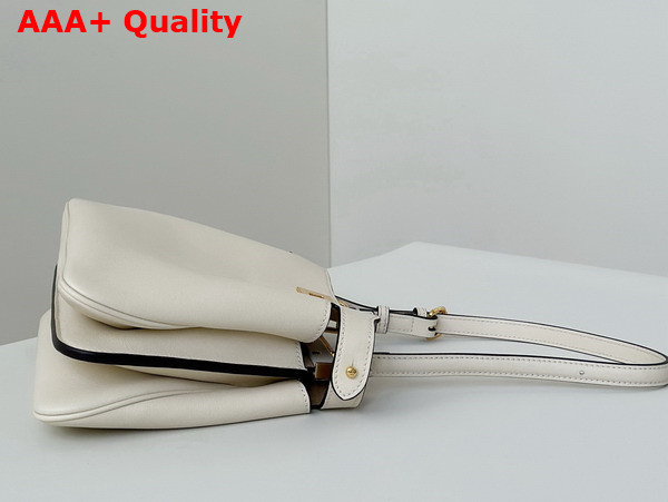 Fendi Peekaboo Soft Small Camellia Leather Bag Replica