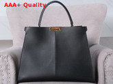 Fendi Peekaboo X Lite Black Leather Bag Replica