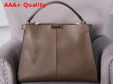 Fendi Peekaboo X Lite Brown Leather Bag Replica