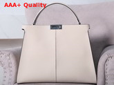 Fendi Peekaboo X Lite White Leather Bag Replica