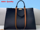 Fendi Peekaboo X Tote Black Leather Bag Replica