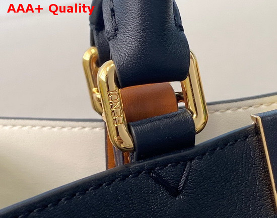 Fendi Peekaboo X Tote Black Leather Bag Replica