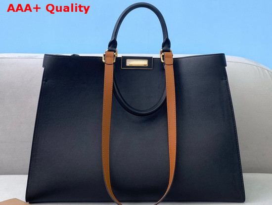 Fendi Peekaboo X Tote Black Leather Bag Replica