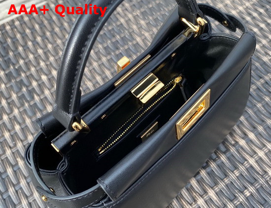 Fendi Peekaboo XS Black Nappa Leather Replica