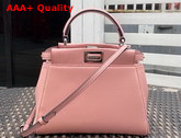 Fendi Peekaboo XS Pink Nappa Leather Replica