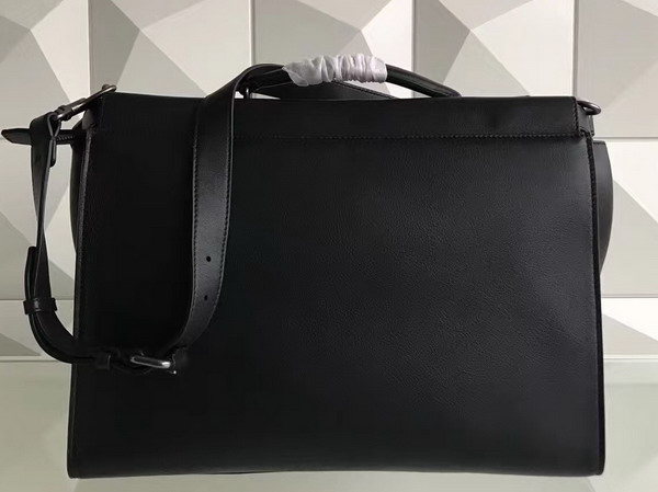 Fendi Peekaboo in Black Roman Leather with Fendi Face For Sale