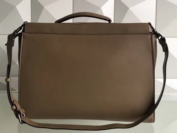 Fendi Peekaboo in Tan Roman Leather with Fendi Face For Sale