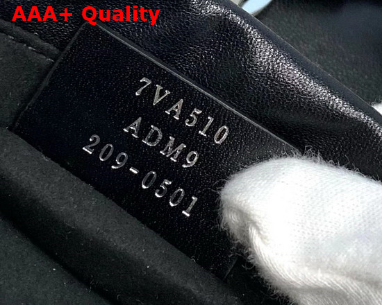 Fendi Phone Pouch Black Nappa Leather Pouch Replica