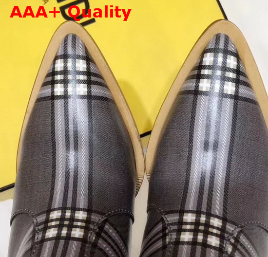 Fendi Printed Leather Boots Replica