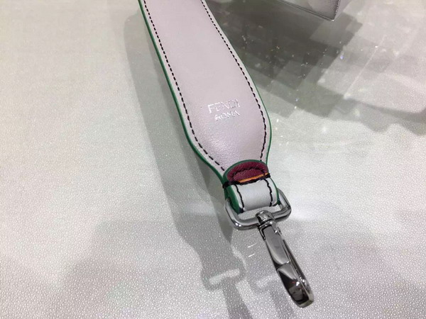 Fendi Rockstud Interchangeable Shoulder Strap in Green and White for Sale