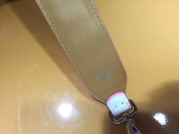 Fendi Rockstud Shoulder Strap White Leather for Sale