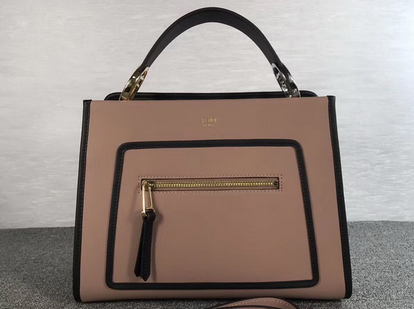 Fendi Runway Small Pink Leather Bag For Sale