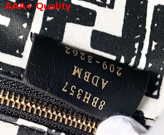 Fendi Shopper White Glazed Canvas Bag Replica