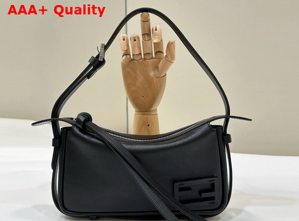 Fendi Simply Fendi Mini Black Leather Mini Bag Replica