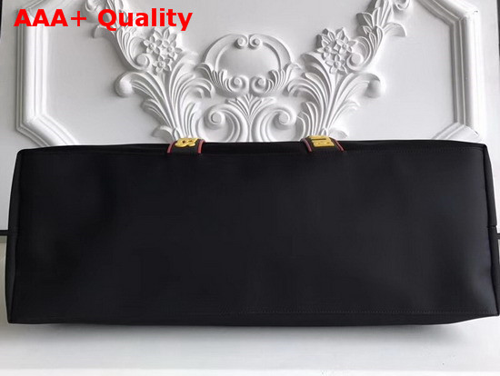 Fendi Slogan Holdall Black Nylon Replica