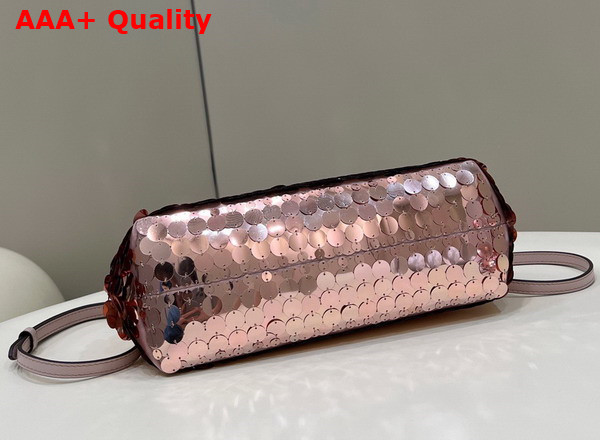 Fendi Small Fendi First Bag in Pink Sequin and Leather Replica
