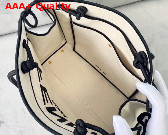 Fendi Small Fendi Roma Shopper Undyed Canvas Shopper Bag Replica
