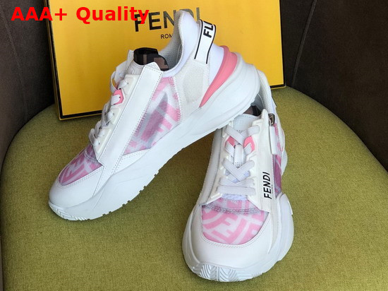 Fendi Sneakers Pink Technical Nylon Low Tops Replica
