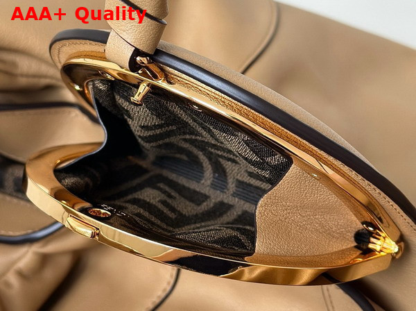 Fendi Spy Beige Leather Bag Replica