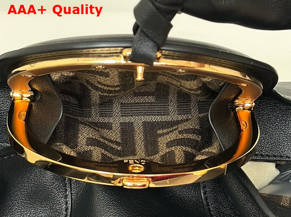Fendi Spy Black Leather Bag Replica