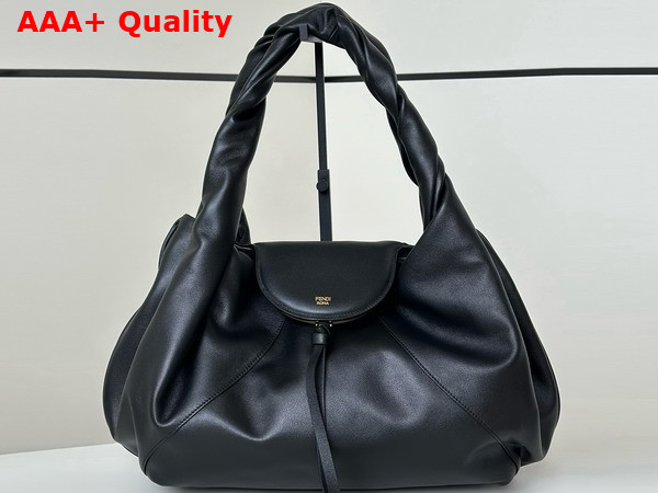Fendi Spy Black Leather Bag Replica