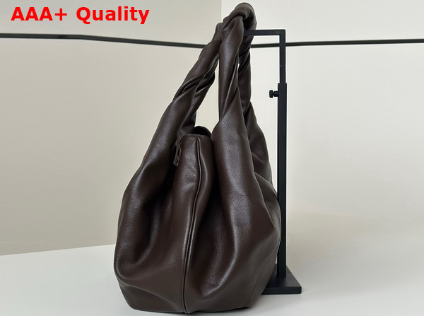 Fendi Spy Dark Brown Leather Bag Replica