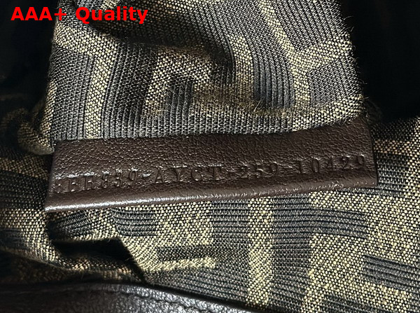 Fendi Spy Dark Brown Leather Bag Replica