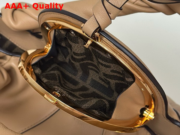 Fendi Spy Small Beige Leather Bag Replica