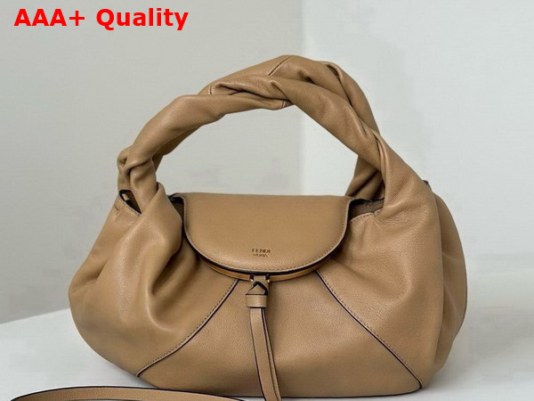 Fendi Spy Small Beige Leather Bag Replica