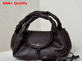 Fendi Spy Small Brown Leather Bag Replica